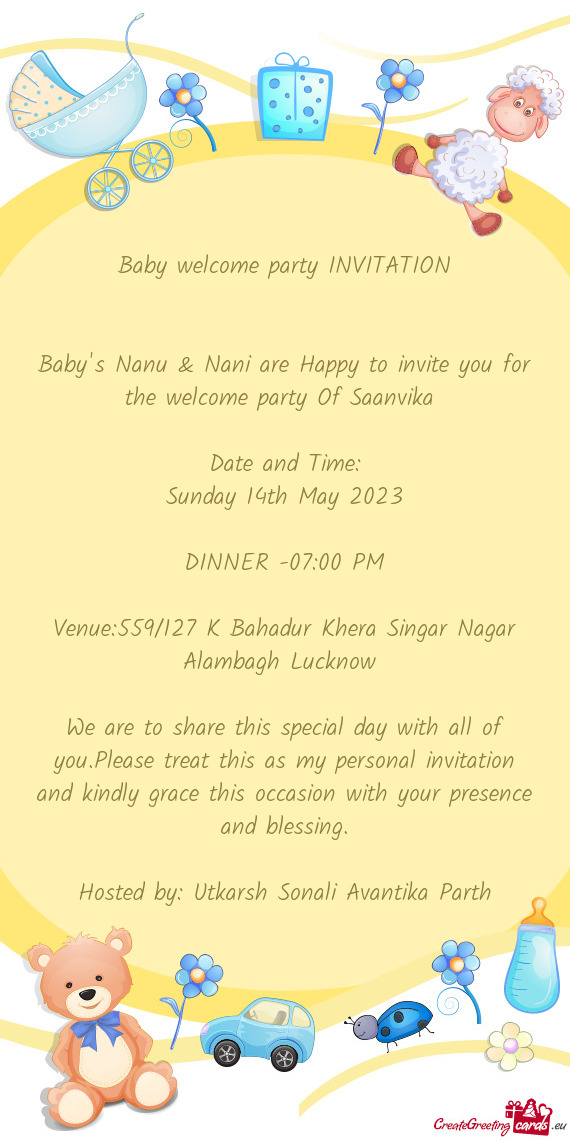 Venue:559/127 K Bahadur Khera Singar Nagar Alambagh Lucknow