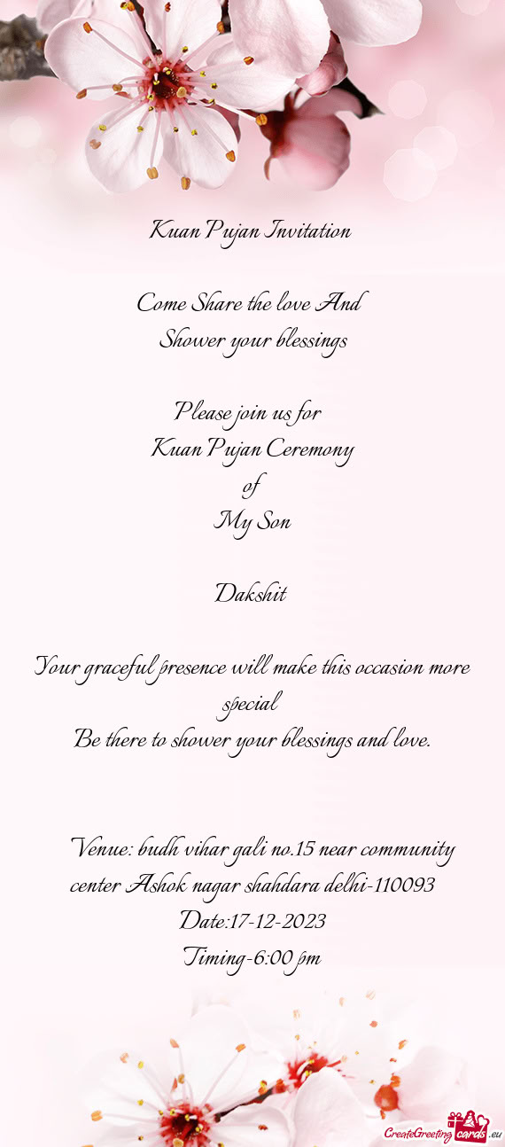 Venue: budh vihar gali no.15 near community center Ashok nagar shahdara delhi-110093