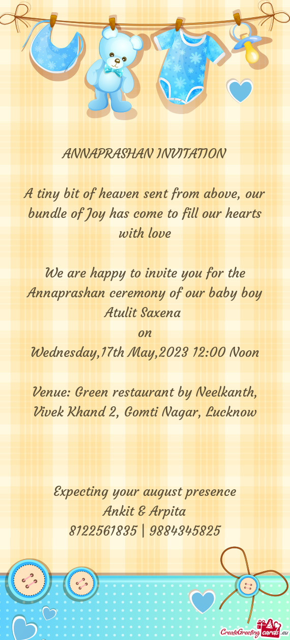 Venue: Green restaurant by Neelkanth, Vivek Khand 2, Gomti Nagar, Lucknow