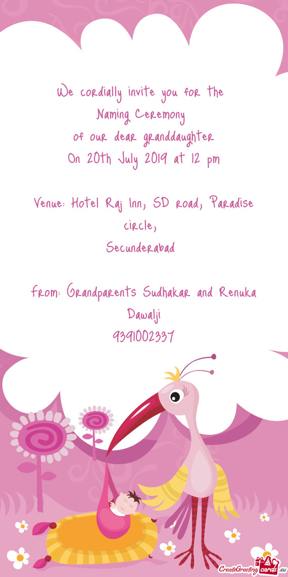 Venue: Hotel Raj Inn, SD road, Paradise circle