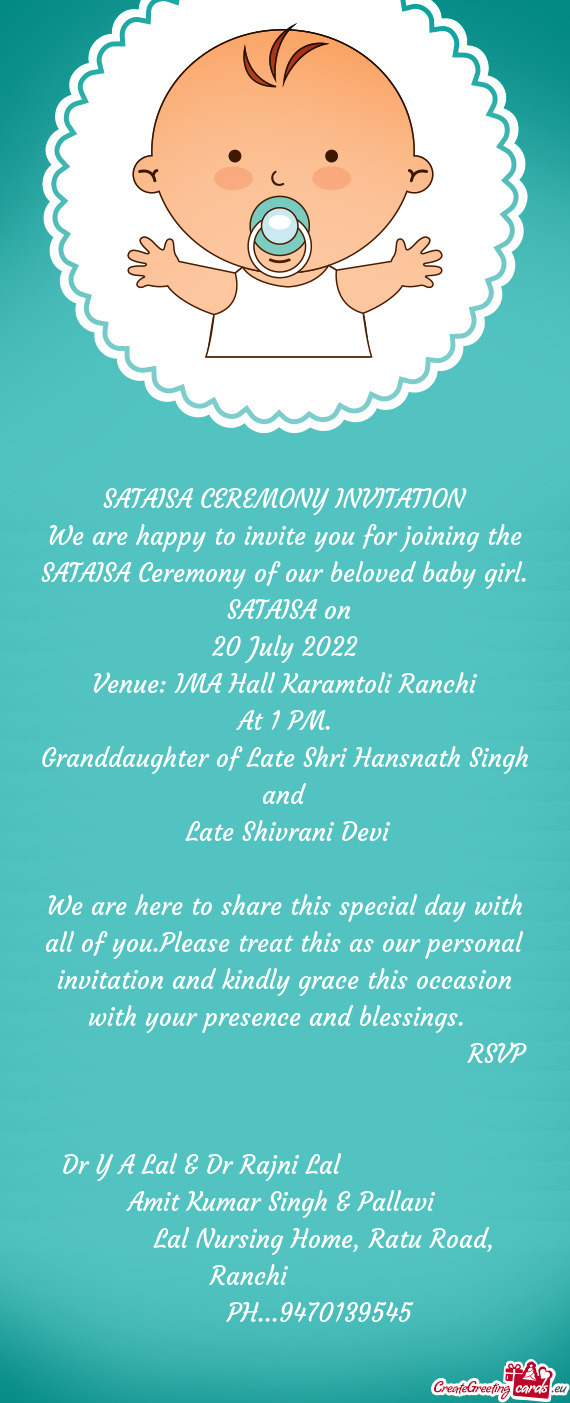 Venue: IMA Hall Karamtoli Ranchi