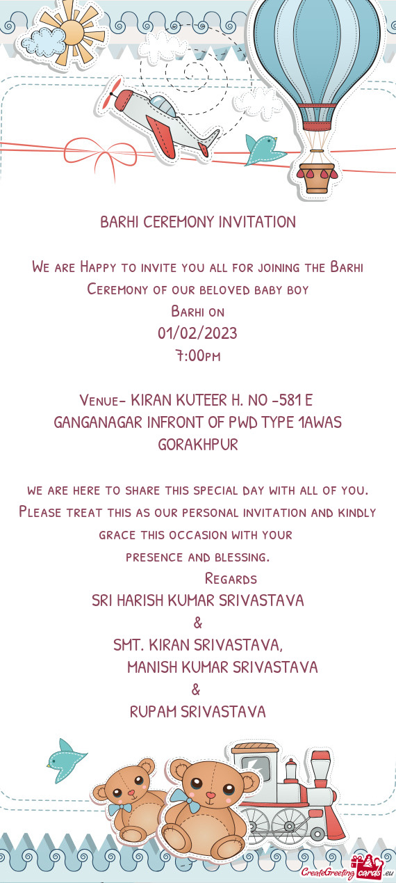 Venue- KIRAN KUTEER H. NO -581 E