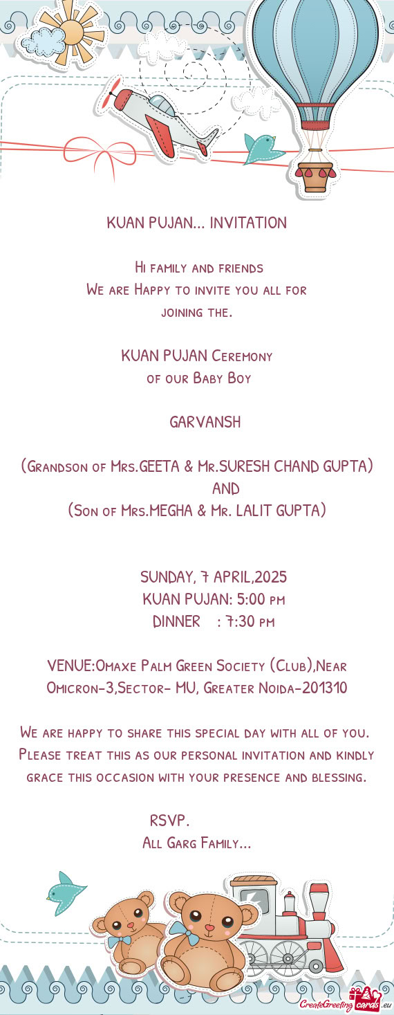 VENUE:Omaxe Palm Green Society (Club),Near Omicron-3,Sector- MU, Greater Noida-201310