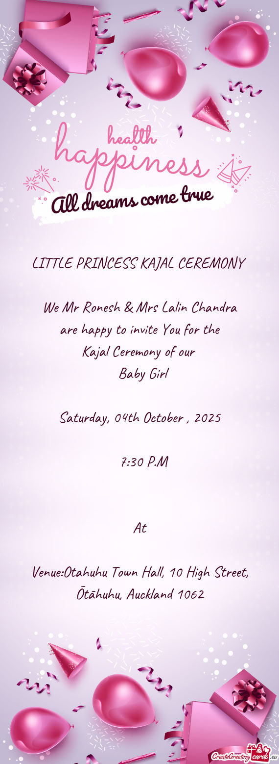 Venue:Otahuhu Town Hall, 10 High Street, Ōtāhuhu, Auckland 1062