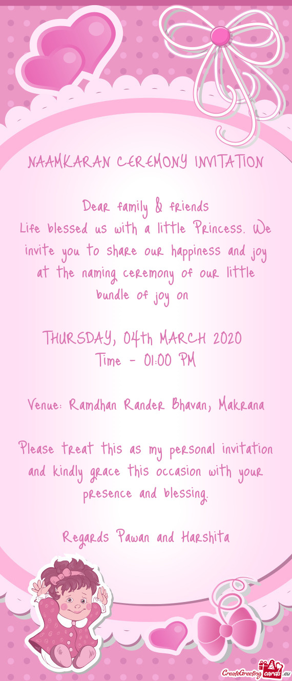 Venue: Ramdhan Rander Bhavan, Makrana