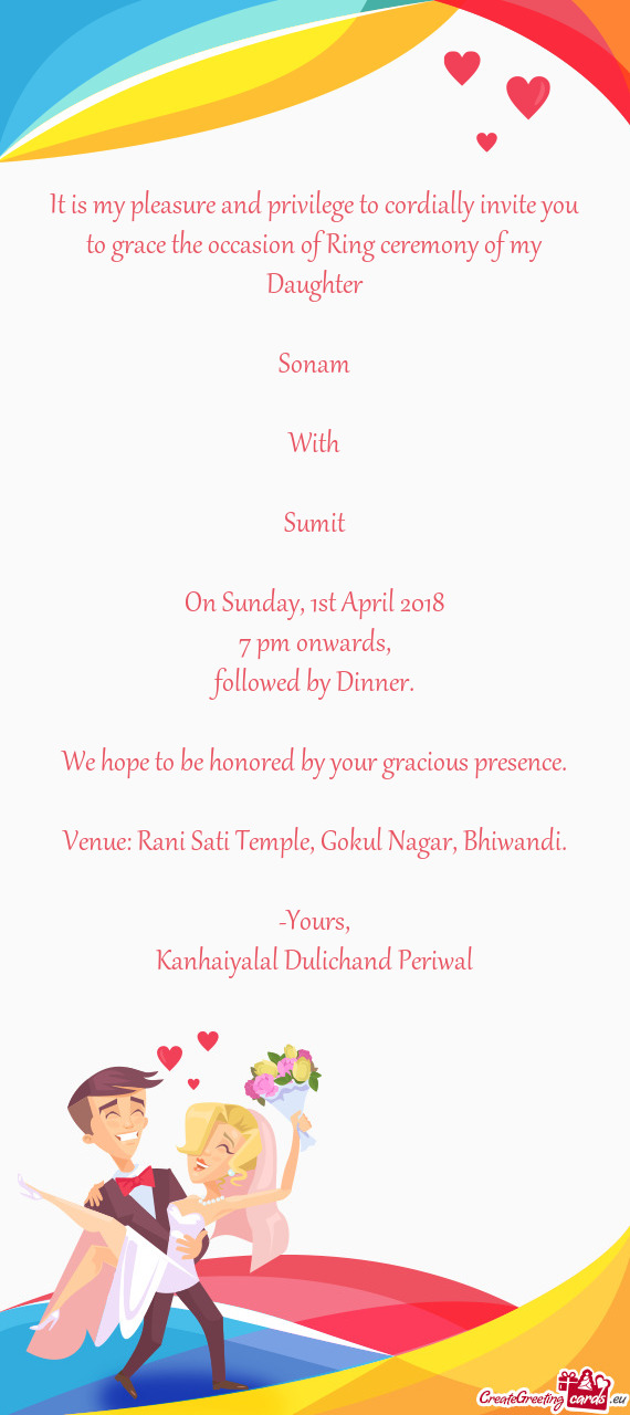 Venue: Rani Sati Temple, Gokul Nagar, Bhiwandi