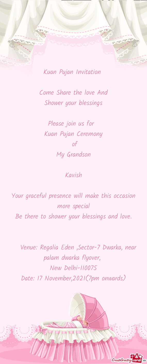 Venue: Regalia Eden ,Sector-7 Dwarka, near palam dwarka flyover