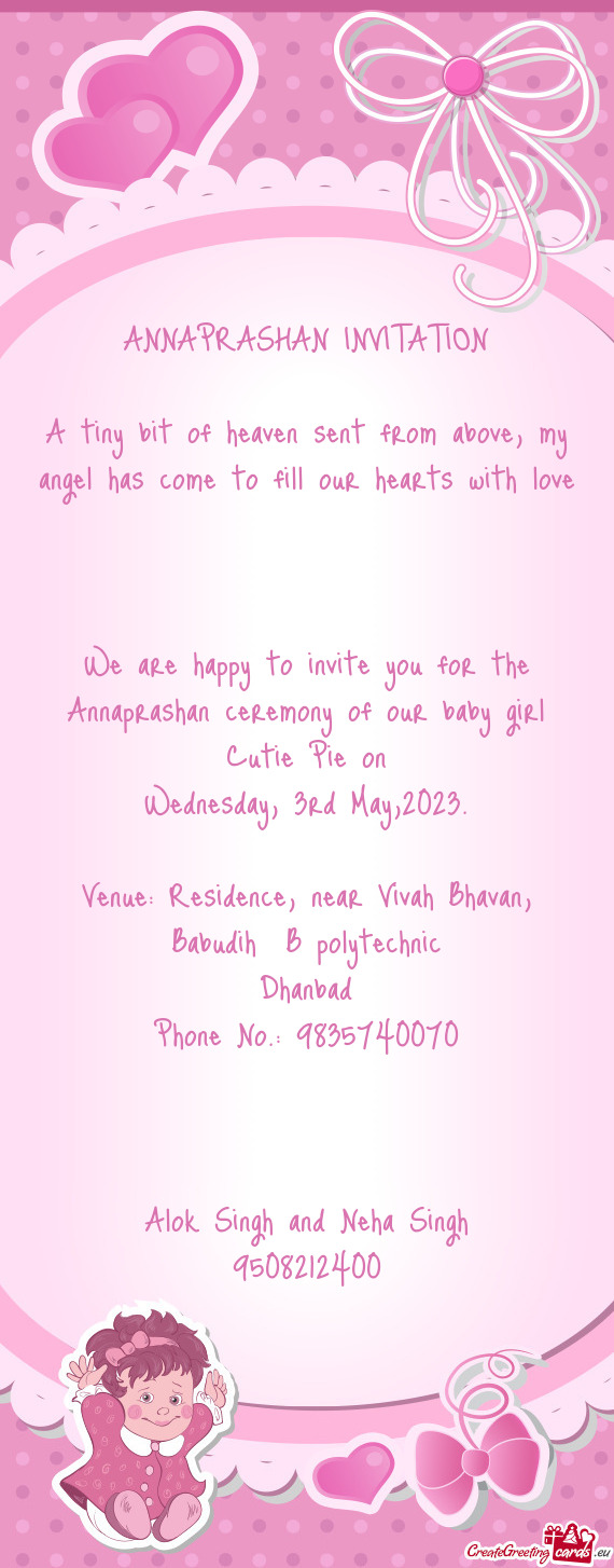 Venue: Residence, near Vivah Bhavan, Babudih B polytechnic