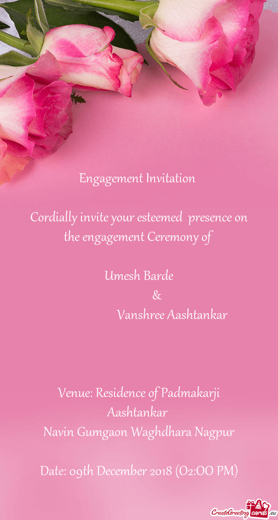 Venue: Residence of Padmakarji Aashtankar