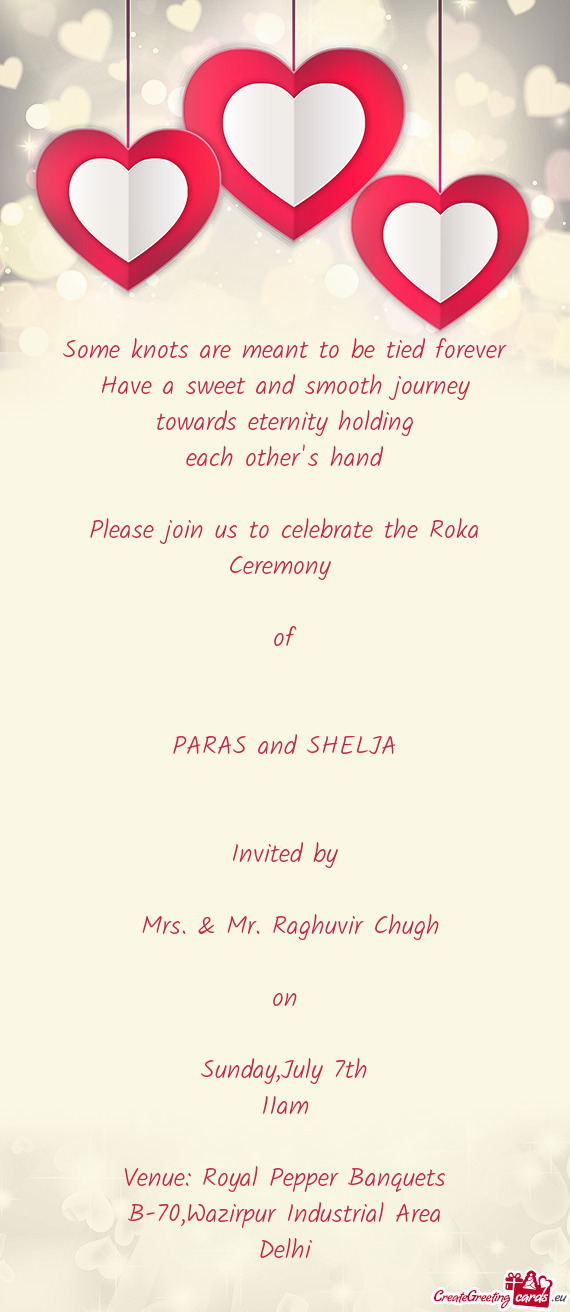 Venue: Royal Pepper Banquets