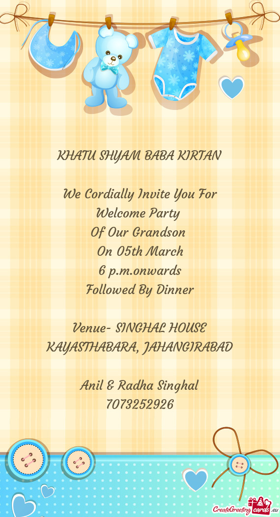 Venue- SINGHAL HOUSE