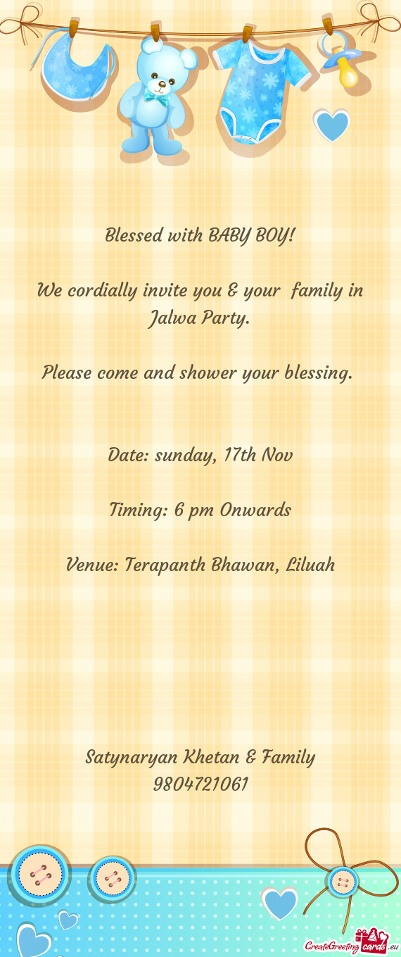 Venue: Terapanth Bhawan, Liluah