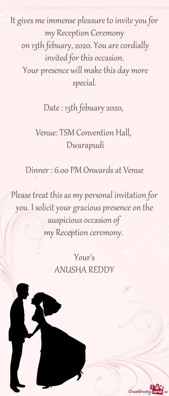 Venue: TSM Convention Hall