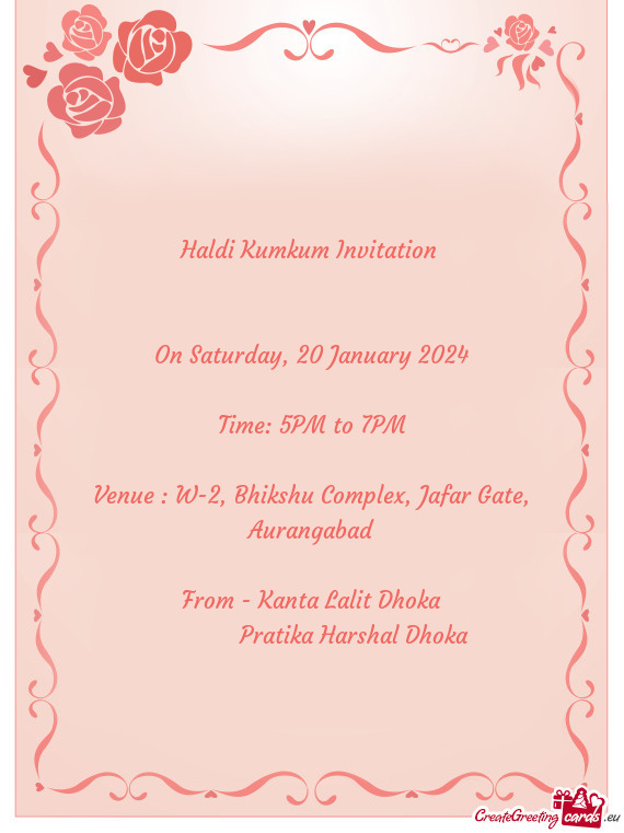 Venue : W-2, Bhikshu Complex, Jafar Gate, Aurangabad