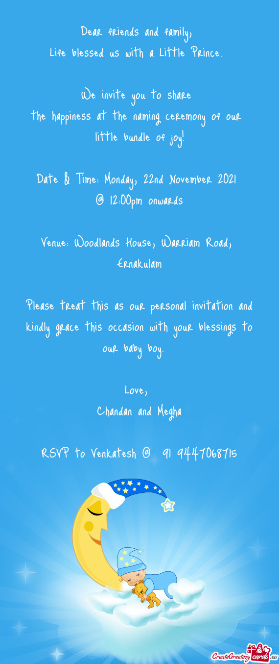 Venue: Woodlands House, Warriam Road