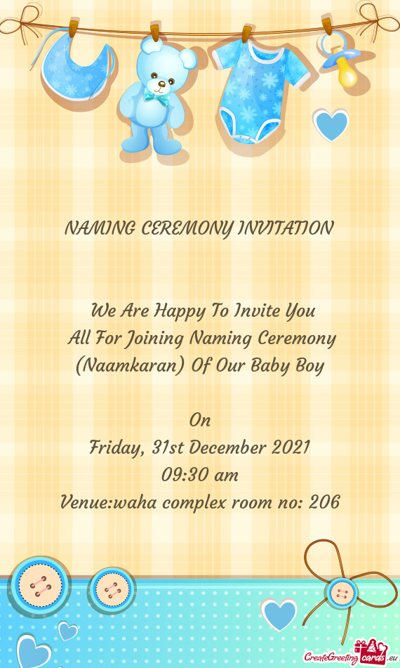 Venue:waha complex room no: 206