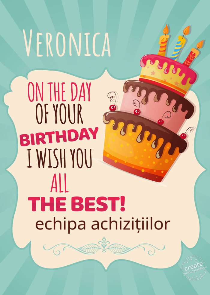 Veronica echipa achizițiilor