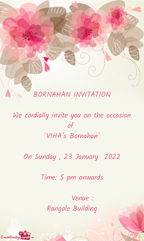 "VIHA’s Bornahan"