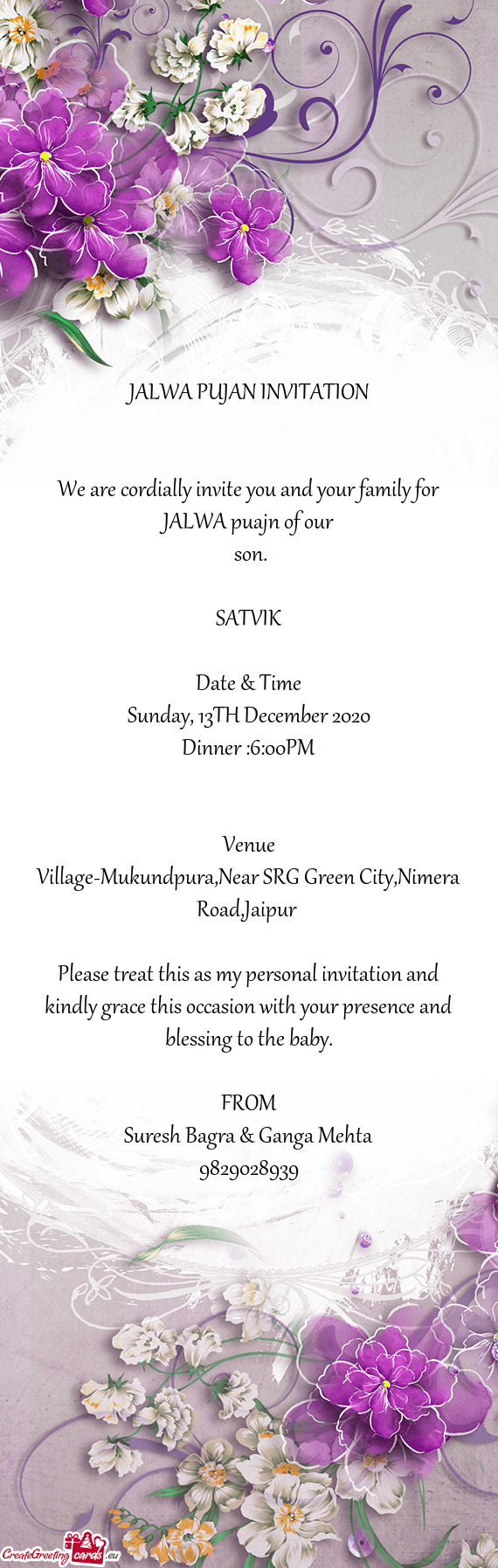 Village-Mukundpura,Near SRG Green City,Nimera Road,Jaipur