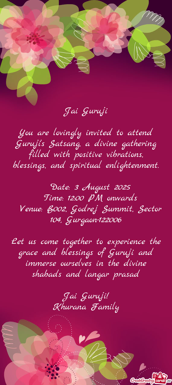 Vine shabads and langar prasad