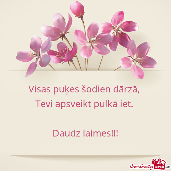 Visas puķes šodien dārzā