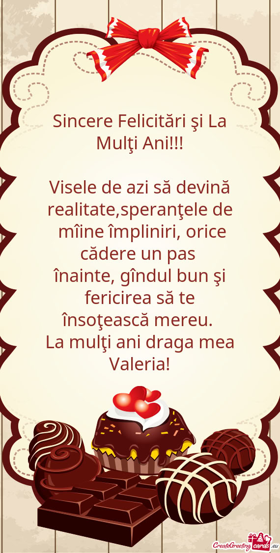 Visele de azi să devină realitate,speranţele de