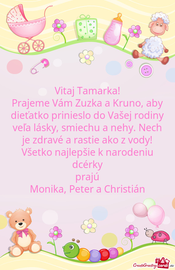 Vitaj Tamarka