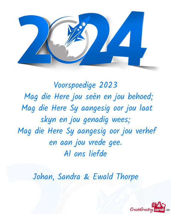 Voorspoedige 2023