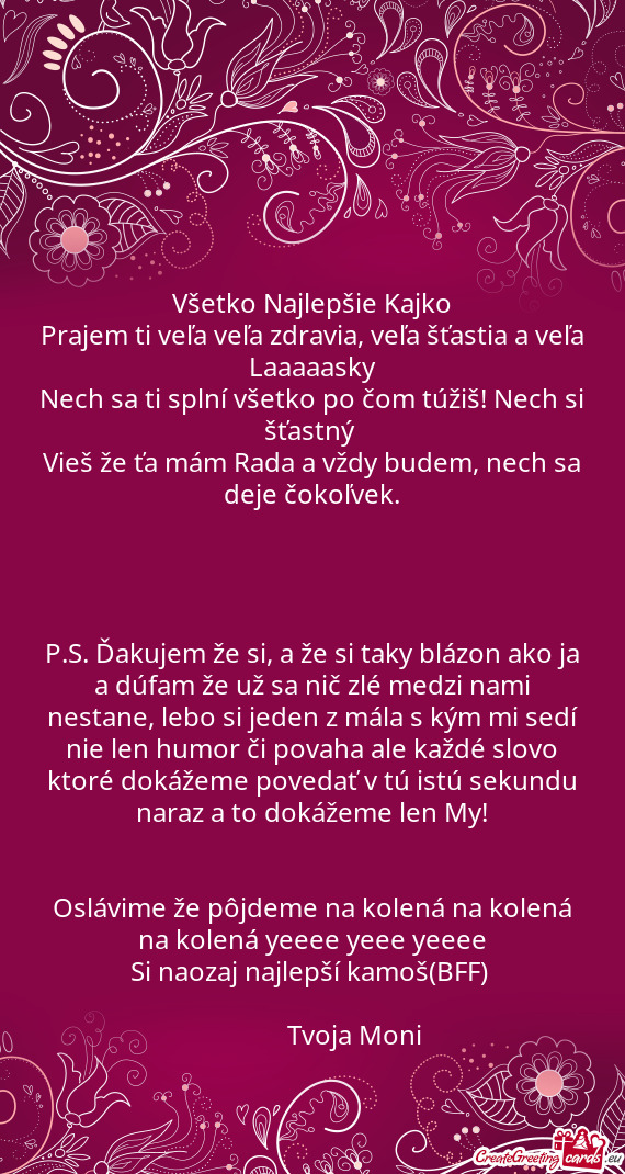 Všetko Najlepšie Kajko