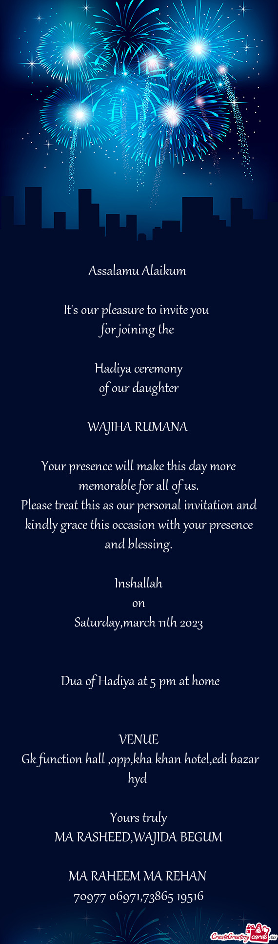 WAJIHA RUMANA