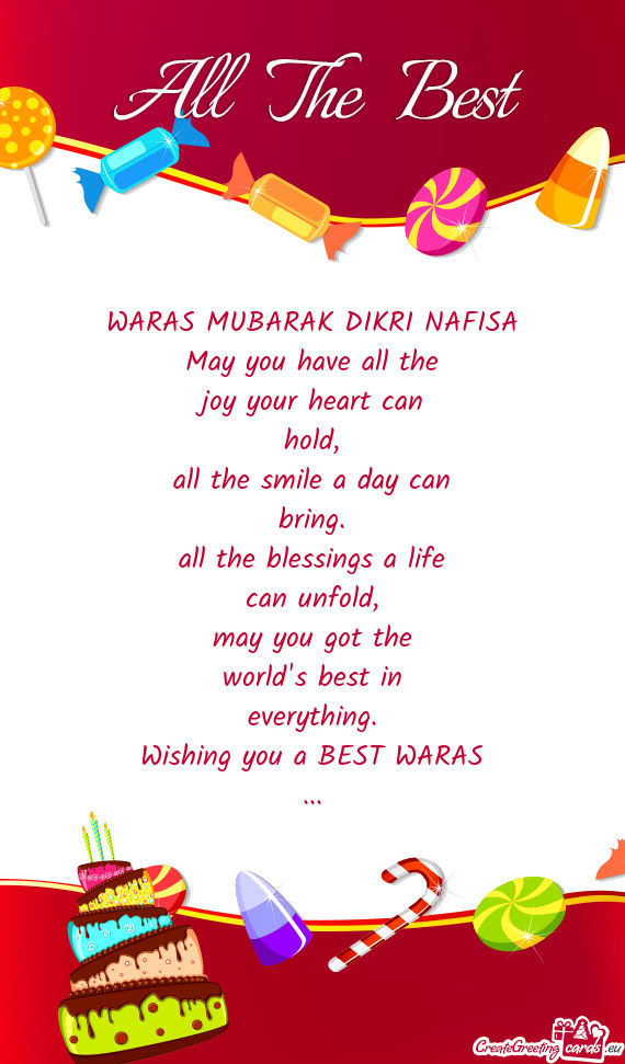 WARAS MUBARAK DIKRI NAFISA