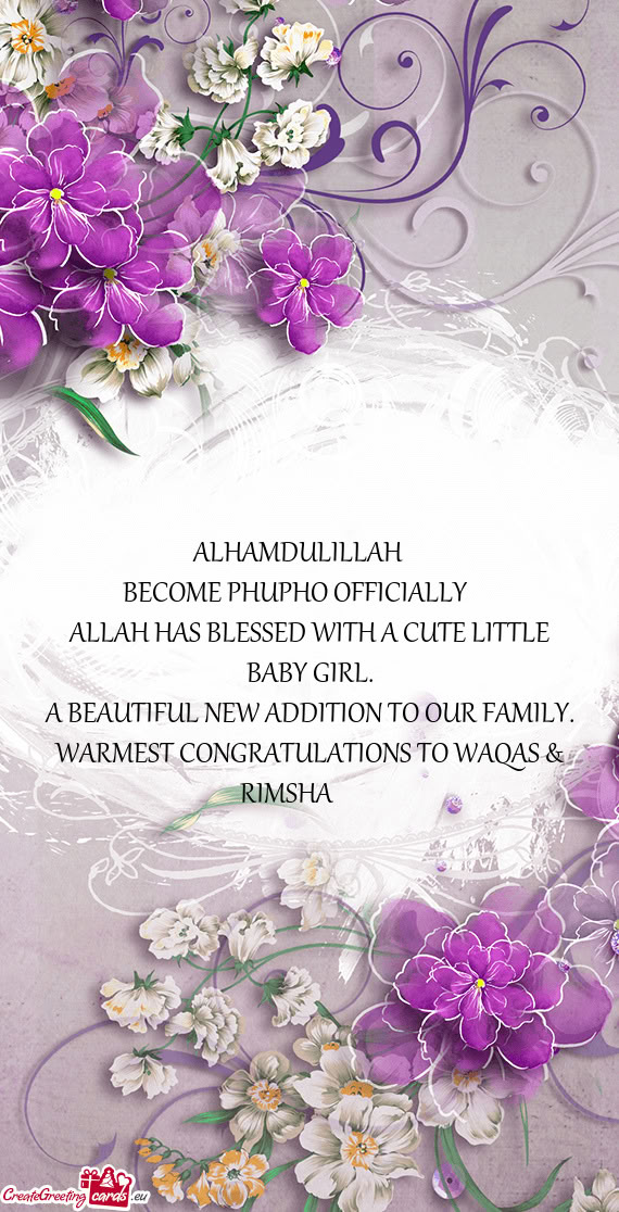 WARMEST CONGRATULATIONS TO WAQAS & RIMSHA❤️❤️