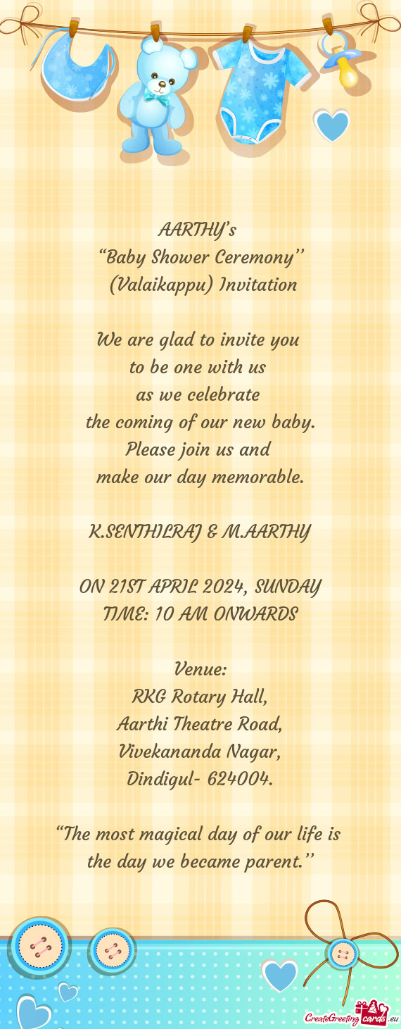 We are glad to invite you