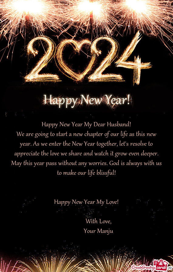 We are going to start a new chapter of our life as this new year. As we enter the New Year together