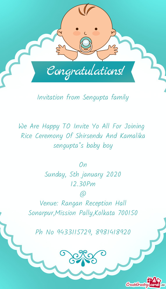 We Are Happy TO Invite Yo All For Joining