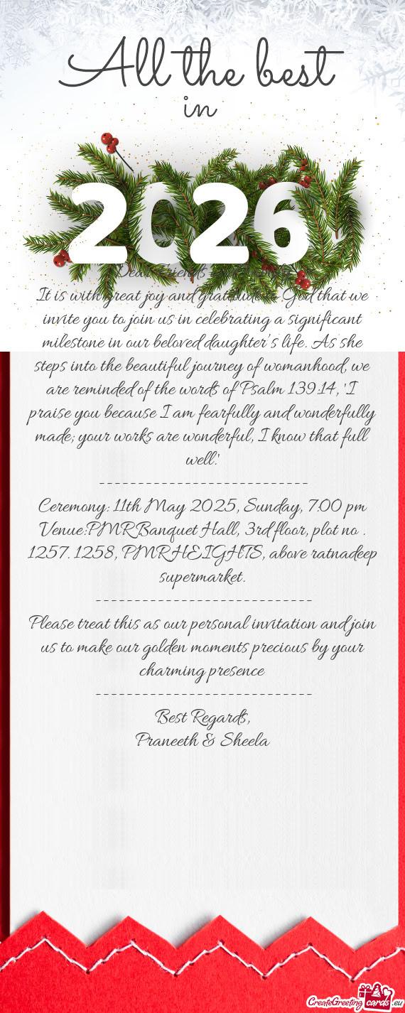 We are reminded of the words of Psalm 139