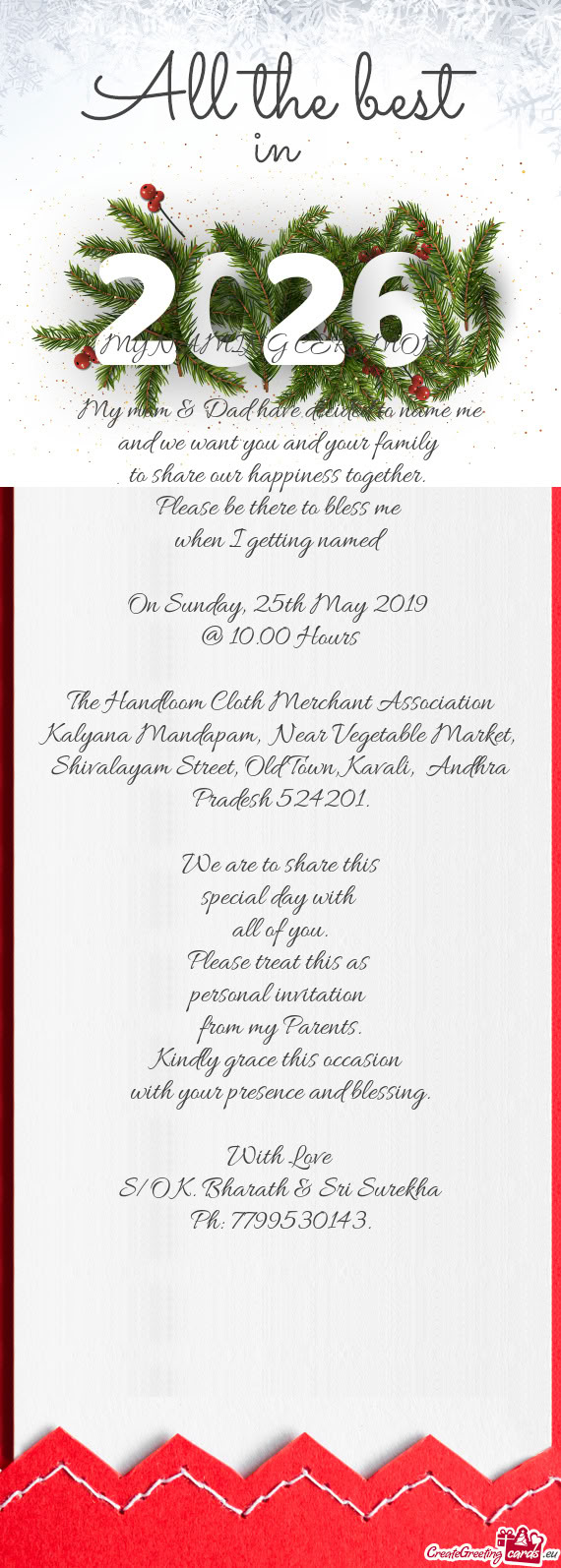 We are to share this