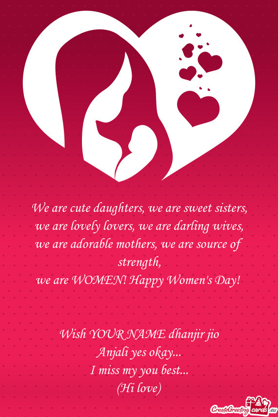 We are WOMEN! Happy Women