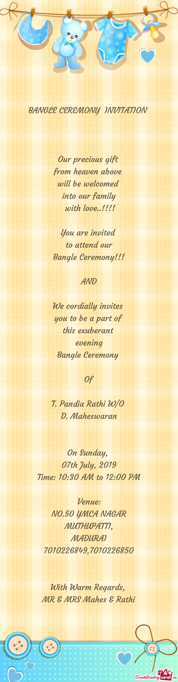 We cordially invites