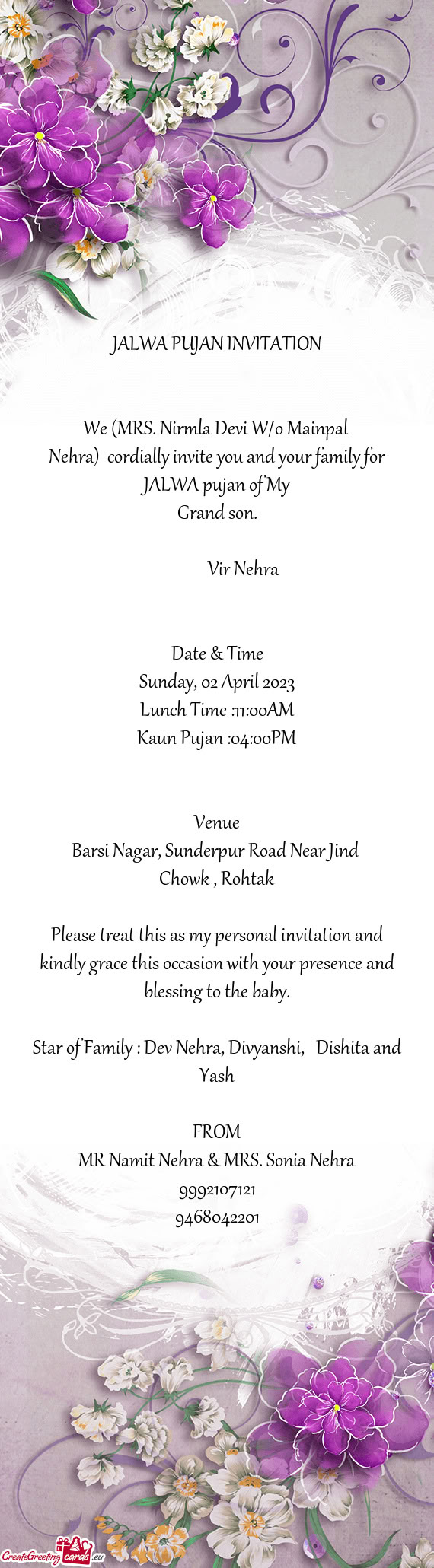 We (MRS. Nirmla Devi W/o Mainpal