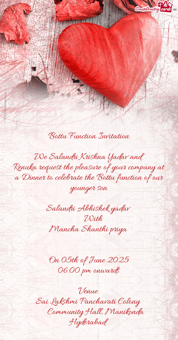 We Salandri Krishna Yadav and