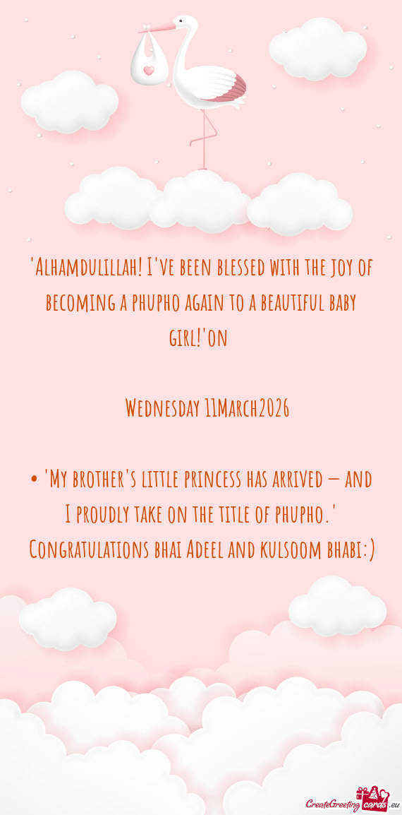 Wednesday 11March2026