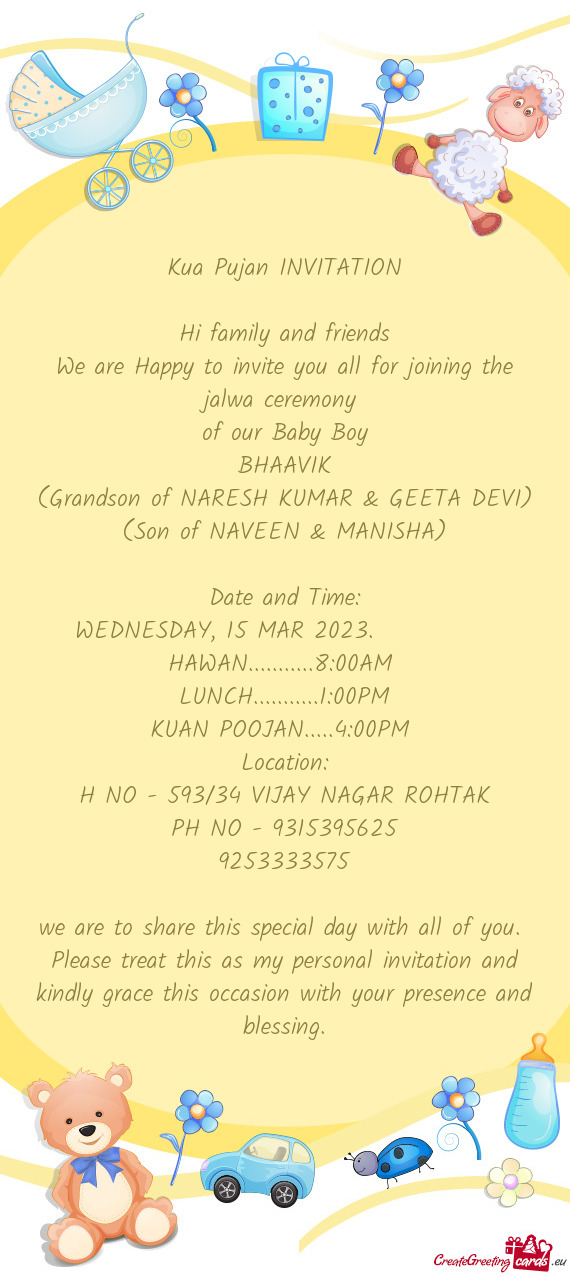 WEDNESDAY, 15 MAR 2023.    HAWAN...........8:00AM