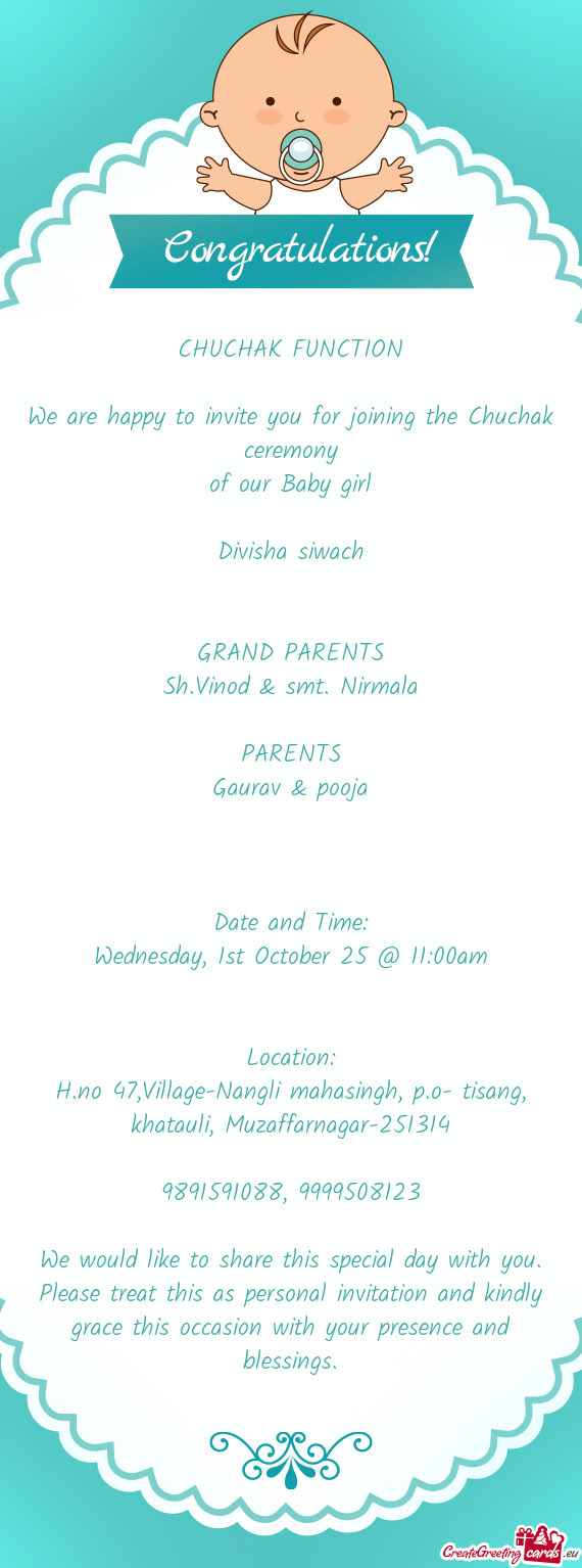 Wednesday, 1st October 25 @ 11:00am