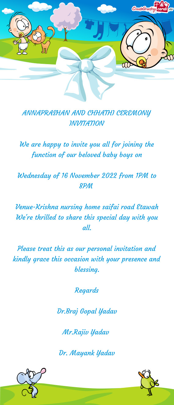 Wednesday of 16 November 2022 from 1PM to 8PM