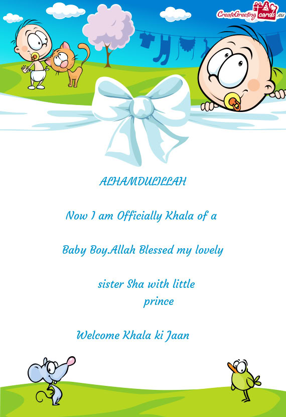 Welcome Khala ki Jaan🤱🏻