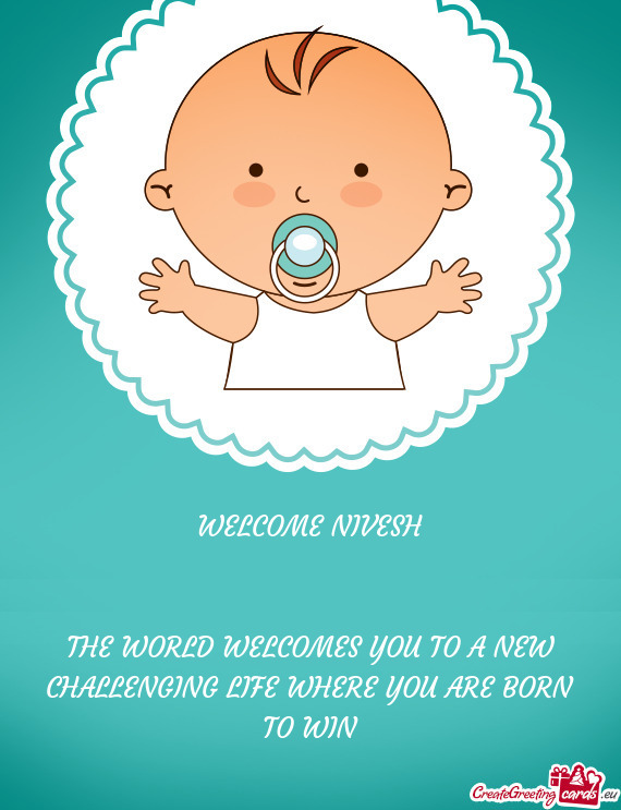 WELCOME NIVESH