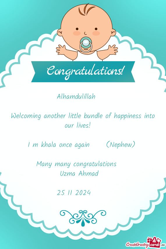 Welcoming another little bundle of happiness into our lives!🧿😚