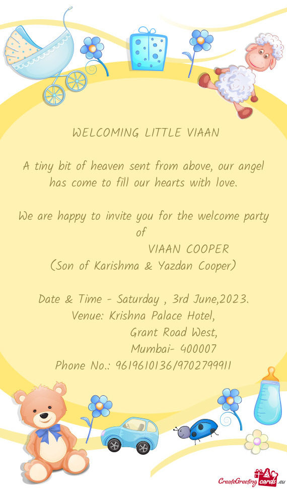 ❤️ WELCOMING LITTLE VIAAN❤️