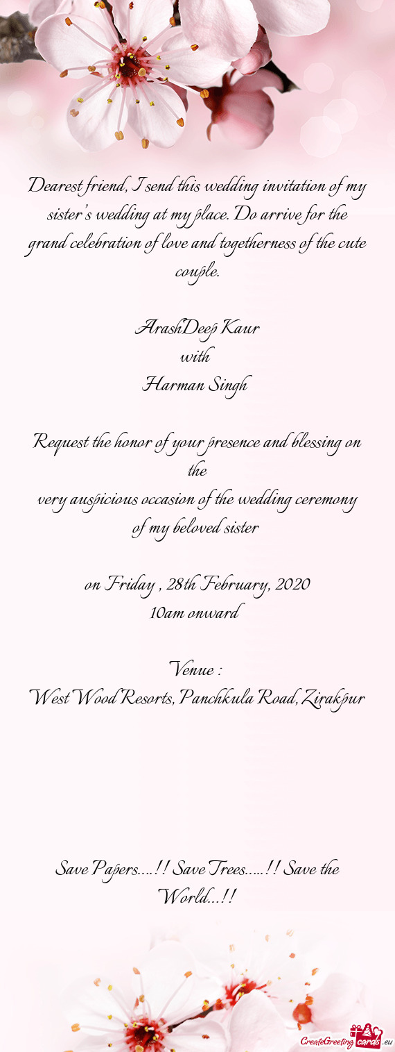 West Wood Resorts, Panchkula Road, Zirakpur